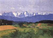 Max Buri Blick vom Gurten Bei Bern china oil painting reproduction